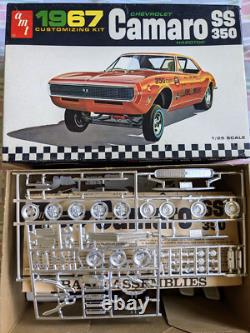 Super Rare! Original Vintage Amt 1967 Chevy Camaro Ss 350 Kit 100% Complete