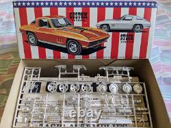 Super Rare! Original Vintage Amt The Candidate 1967 Corvette Kit Complete