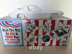 Super Rare! Original Vintage Amt The Candidate 1967 Corvette Kit Complete