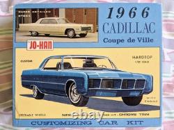 Super Rare Original Vintage Jo-han 1966 Cadillac De Ville Kit Complete L@@k