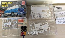 Super Rare! Original-issue Vintage Amt Chevy Police Van Kit Sealed Bag Nib