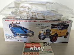 Super Rare! Original-issue Vintage Amt Chevy Police Van Kit Sealed Bag Nib