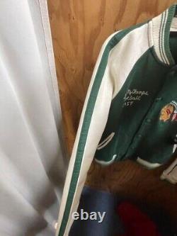 Super Rare Ralph Lauren Rugby Cardigan Vintage Varsity Jacket S size#96