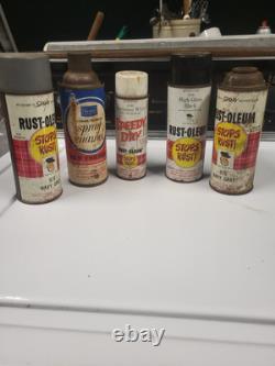 Super Rare! Rust Oleum Vintage Set Of 5