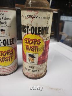 Super Rare! Rust Oleum Vintage Set Of 5