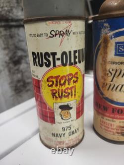 Super Rare! Rust Oleum Vintage Set Of 5