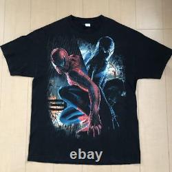 Super Rare Spider Man 3 2007 Vintage Black Spider Man T-Shirt