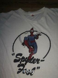 Super Rare True Vintage OG 60's Spiderman Parody Oops Spyder Fool T Shirt Marvel