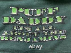Super Rare VINTAGE PUFF DADDY T shirt T-Shirt