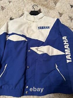 Super Rare VINTAGE Yamaha Factory Racing Team Supercross Motocross Jacket Large