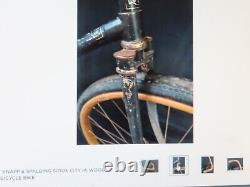 Super Rare Vintage 1890s Regent Spalding Wood Wheel Rail Wood Handlebar Bike