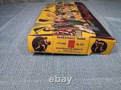 Super Rare! Vintage 1930's Baldwin Basketball Game Tin Game with Box Complete Set