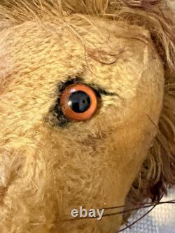 Super Rare Vintage 1958 Steiff LION Trophy Large 60 cm USA Market Only 12 x 11