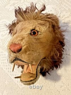Super Rare Vintage 1958 Steiff LION Trophy Large 60 cm USA Market Only 12 x 11