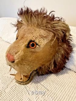 Super Rare Vintage 1958 Steiff LION Trophy Large 60 cm USA Market Only 12 x 11