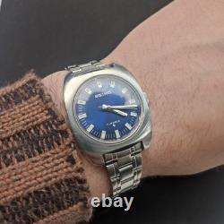 Super Rare Vintage 1960 Seiko Blue Dial 66b 6000 Movement 17 jewels Mens watch Super Rare Vintage 1960 Seiko Blue Dial 66b 6000 Movement 17 jewels Mens watch