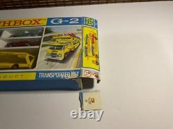 Super Rare! Vintage 1960s Matchbox G-2 Transporter Set Complete Open Box READ
