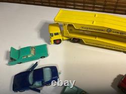 Super Rare! Vintage 1960s Matchbox G-2 Transporter Set Complete Open Box READ
