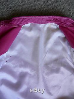Super Rare Vintage 1970s Silver and Pink Tasseled Jacket worn by Suzi Quatro