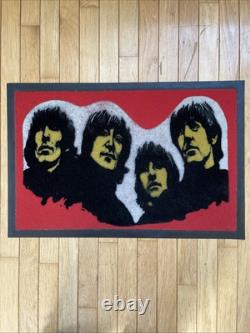 Super Rare Vintage 1974 Beatles Rubber Soul Record Store Promo Doormatclean