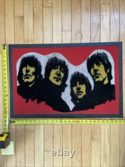 Super Rare Vintage 1974 Beatles Rubber Soul Record Store Promo Doormatclean