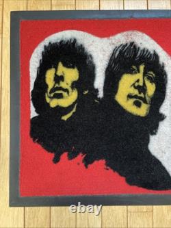 Super Rare Vintage 1974 Beatles Rubber Soul Record Store Promo Doormatclean