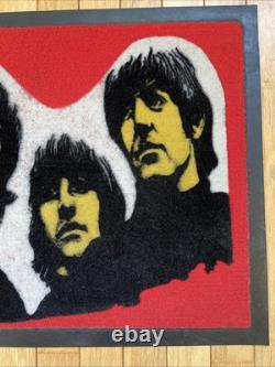 Super Rare Vintage 1974 Beatles Rubber Soul Record Store Promo Doormatclean