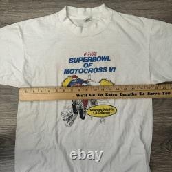 Super Rare Vintage 1977 Super Bowl of Motocross Graphic Tee Single Stitch