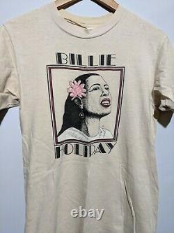 Super Rare Vintage 1980 Billie Holiday Graphic Tshirt