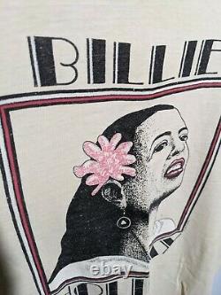 Super Rare Vintage 1980 Billie Holiday Graphic Tshirt