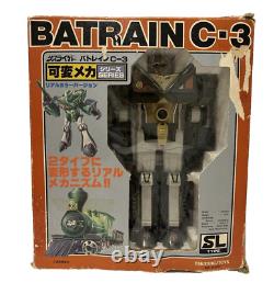 Super Rare! Vintage 1980's Japanese Takatoku Toys Batrain C-3 Real Color withbox