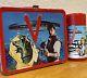 Super Rare Vintage 1984 Aladdin V Visitors Metal Lunchbox withThermos Red Alien