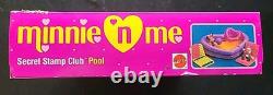 Super Rare Vintage 1991 Minnie N Me Secret Stamp Club Pool Mattel New NIB
