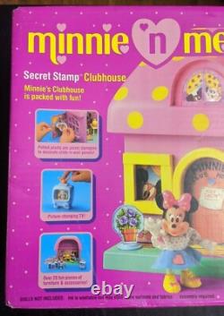 Super Rare Vintage 1991 Minnie N Me Secret Stamp Clubhouse Mattel New NIB