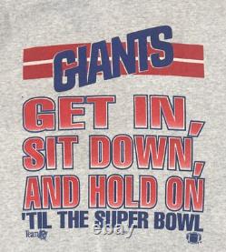 Super Rare Vintage 1994 New York Giants Caricature Crewneck Sweatshirt XL