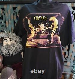 Super Rare Vintage 1996 Nirvana Muddy Banks Europe Tour Tshirt