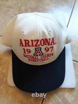 Super Rare Vintage 1997 Arizona Wildcats National Champs Basketball Hat-USA