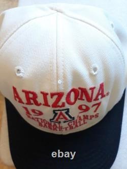 Super Rare Vintage 1997 Arizona Wildcats National Champs Basketball Hat-USA