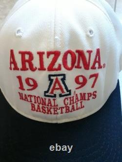 Super Rare Vintage 1997 Arizona Wildcats National Champs Basketball Hat-USA