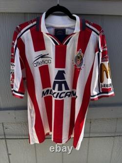 Super Rare Vintage 1997 Chivas Rayadas Del Guadalajara Soccer Jersey, Size Med