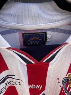 Super Rare Vintage 1997 Chivas Rayadas Del Guadalajara Soccer Jersey, Size Med