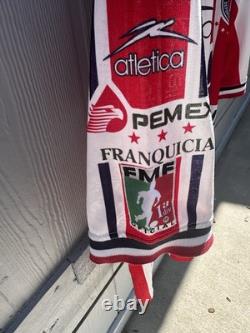 Super Rare Vintage 1997 Chivas Rayadas Del Guadalajara Soccer Jersey, Size Med