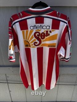 Super Rare Vintage 1997 Chivas Rayadas Del Guadalajara Soccer Jersey, Size Med