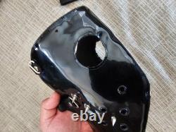 Super Rare Vintage 2001 Venetian BDSM Spiked Mask Black White -One Size Fits All