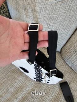 Super Rare Vintage 2001 Venetian BDSM Spiked Mask Black White -One Size Fits All