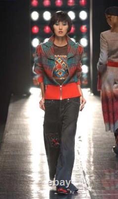 Super Rare Vintage 2003 y2k Sul Yun Hyoung Korean Designer plaid knitted jacket