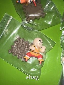 Super Rare Vintage 4 figures dragon ball Bulma Captain Blue Krillin & Goku