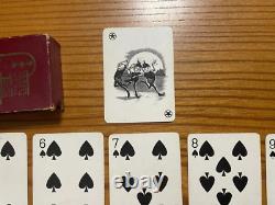Super Rare! Vintage! 40s Nintendo Playing Cards Deck Napoleon No. 555