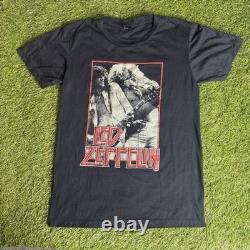 Super Rare Vintage 70s Led Zeppelin Single Stitch Made In USA Graphic Tee Size l