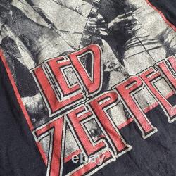 Super Rare Vintage 70s Led Zeppelin Single Stitch Made In USA Graphic Tee Size l